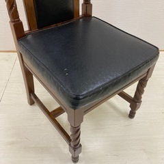 商談中英国調　アンティーク調　ツイスト　ハイバックチェア　椅子　光製作所　Bの画像