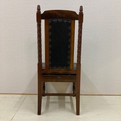 商談中英国調　アンティーク調　ツイスト　ハイバックチェア　椅子　光製作所　Bの画像