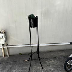 花スタンド　花台　　黒 植木スタンド　鉢スタンドの画像