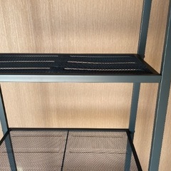 IKEAスチールラック　グレーの画像