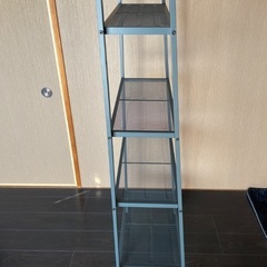 IKEAスチールラック　グレーの画像