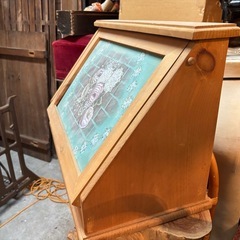 トールペイント 木製 ケース ラック ディスプレイの画像