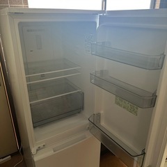 【ほぼ新品】シャープ 冷蔵庫 179L 2025年製 左右付替 2ドア SJ-D18P-Wの画像