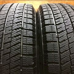 ☆バリ溝 美品☆ AQUA 16インチ 6.5J PCD114.3 5穴 ET38 ハブ径約73 ブリジストン ブリザック VRX2 205/65R16 2023年 4本 NG419の画像