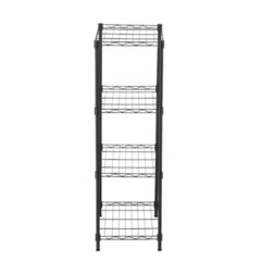 受渡決定　ニトリ スチールシェルフ2台(KT16-4 4530 ブラック)キャスター2台分付    の画像