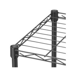 受渡決定　ニトリ スチールシェルフ2台(KT16-4 4530 ブラック)キャスター2台分付    の画像