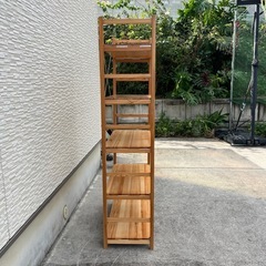 5段収納棚家具の画像