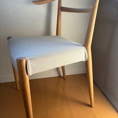 日進木工　WHITE WOOD Dining Chair　の画像