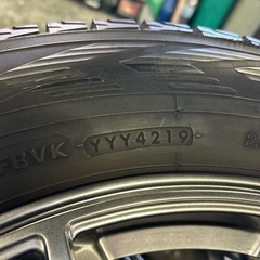 RX 235/65R18 スタッドレスタイヤ＋アルミホイールセット 4本の画像