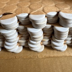 モザイクタイル　丸　白の画像