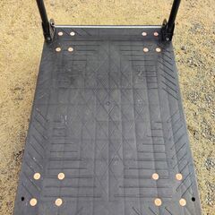 【引取限定】日本製 業務用静音樹脂台車 300kg 900×600mm 折りたたみ軽量 プラスチック 手押しの画像