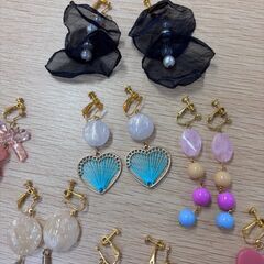 【受付終了】美品 揺れるロングイヤリング 13種類セット エスニック アンティーク アジアンの画像