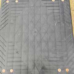 【引取限定】日本製 業務用静音樹脂台車 300kg 900×600mm 折りたたみ軽量 プラスチック 手押しの画像