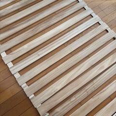 【お譲り先決まりました】ロールすのこ　シングルサイズ　2枚組の画像