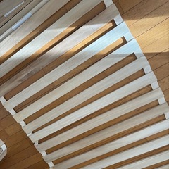 【お譲り先決まりました】ロールすのこ　シングルサイズ　2枚組の画像