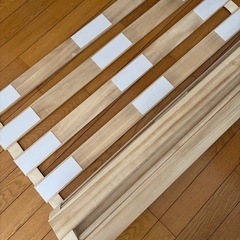 【お譲り先決まりました】ロールすのこ　シングルサイズ　2枚組の画像