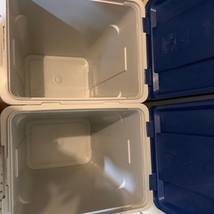 連結 45l ゴミ箱 ブルー×2個セット　分別　　の画像