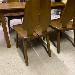 浜本工芸　ダイニングテーブルセットの画像