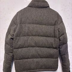 ☆BEAMS ダウンジャケット メンズ クリーニング済み 日本製高級ファブリック素材 ブラウン☆の画像