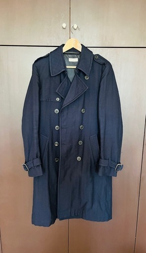 DRIES VAN NOTEN ネイビー トレンチコート
