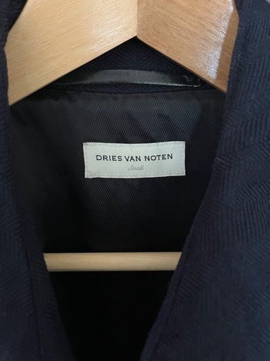 DRIES VAN NOTEN ネイビー トレンチコート