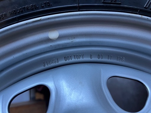 値下)NV200に使用「スタッドレスセット」165r14