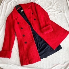 90年代YIEV MISH Aライン　赤ダブルコートの画像