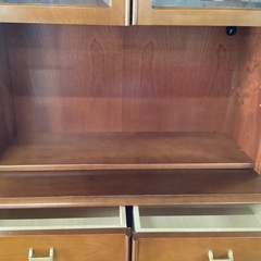 食器棚（カリモク）【町田市再生家具】252717の画像
