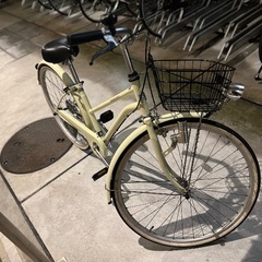 【状態良好】シティサイクル 26インチ 前かご付きの画像