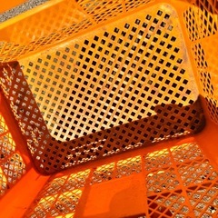 プラスチックコンテナ。プラコン。みかん箱。の画像