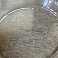 ガラス製 プレート 2個セットの画像