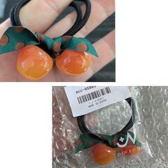 さくらんぼヘアゴム（新品）の画像