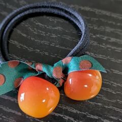 さくらんぼヘアゴム（新品）の画像