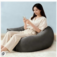 ビーズソファーの画像