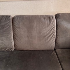 【12/20まで】3人掛けソファー／引き取り限定／使用感あり／破れなし／価格交渉OKの画像