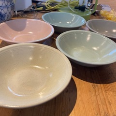 【引き取り限定】中古品　お皿　ミニボウル　たち吉　A＆Eシリーズ　5枚セットの画像
