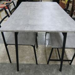 ダイニングテーブル　4人掛けセット　片側ベンチタイプの画像