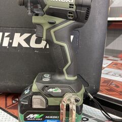 【中古】HIKOKI　WH18DDL2LXCKB　インパクトドライバー　美品　バッテリー1個　充電器　【ハンズクラフト宮崎新名爪店】の画像