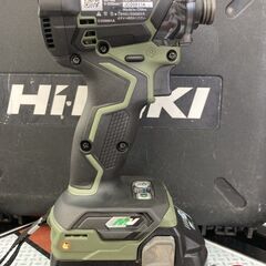 【中古】HIKOKI　WH18DDL2LXCKB　インパクトドライバー　美品　バッテリー1個　充電器　【ハンズクラフト宮崎新名爪店】の画像
