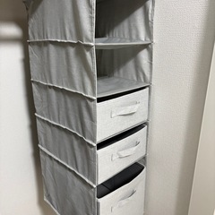 ニトリ　吊り下げ収納の画像