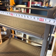 キャスター付き　スチールラックの画像