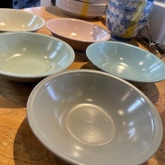 【引き取り限定】中古品　お皿　ミニボウル　たち吉　A＆Eシリーズ　5枚セットの画像