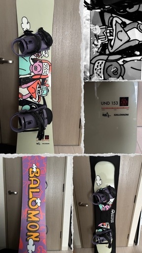 SALOMON×UND スノーボード