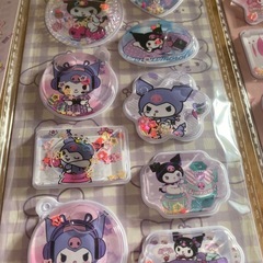 サンリオ 水シール ウォーターシール 4枚セット
の画像