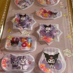 サンリオ 水シール ウォーターシール 4枚セット
の画像