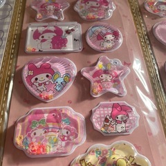 サンリオ 水シール ウォーターシール 4枚セット
の画像