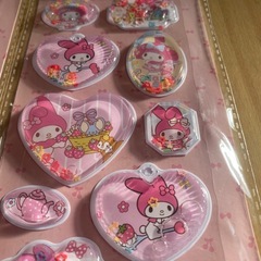 サンリオ 水シール ウォーターシール 4枚セット
の画像