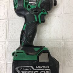 日立工機 WH18DDL コードレスインパクトドライバ バッテリー２個セットの画像