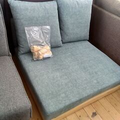 ★リユースのサカイつくば店★TK7739 アイリスオーヤマ 1人掛けソファ グレー H69×D78×W75 クリーニング済みの画像
