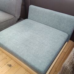 ★リユースのサカイつくば店★TK7739 アイリスオーヤマ 1人掛けソファ グレー H69×D78×W75 クリーニング済みの画像
